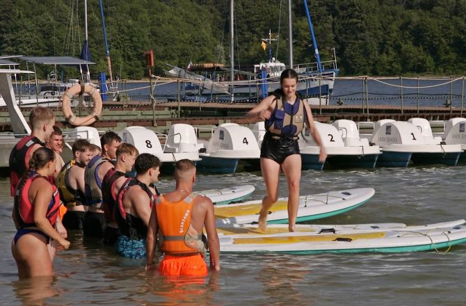 SPORTOWY OBÓZ LETNI STUDENTÓW WYDZIAŁU WYCHOWANIA FIZYCZNEGO // UNIWERSYTET RZESZOWSKI