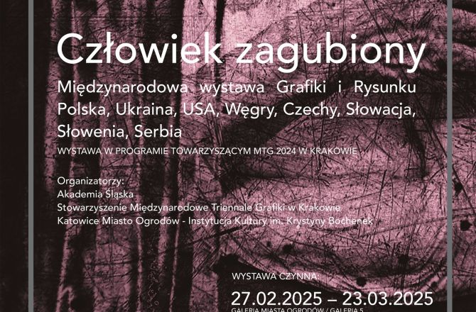 Zapraszamy na wernisaż wystawy “Człowiek zagubiony” w Katowicach, w której udział biorą pracownicy WSP UR