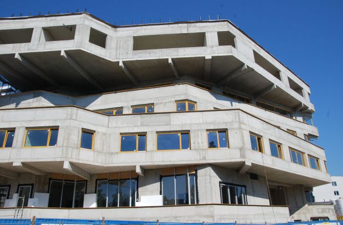 2014.05.20 Budowa obiektów Wydziału Medycznego UR przy ul. Litawora fot. J. Zakulec