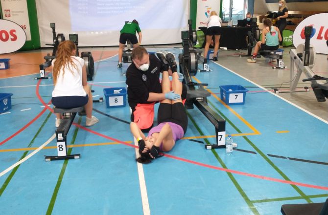Studenci Uniwersytetu z medalami Akademickich Mistrzostw Polski w ergometrze wioślarskim