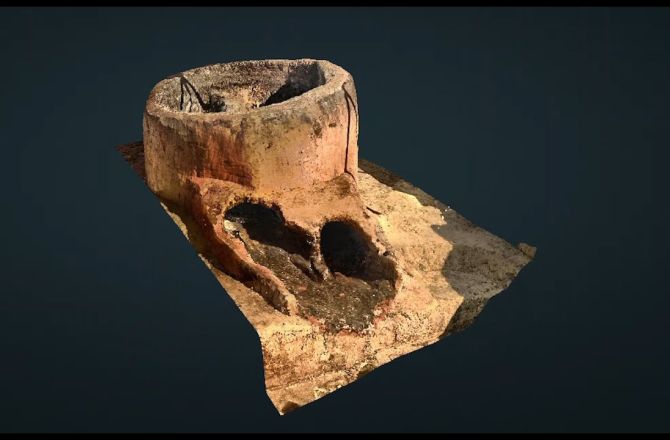 ARCHEOLOGIA - WYDOBYCIE PIECA SPRZED 1500 LAT