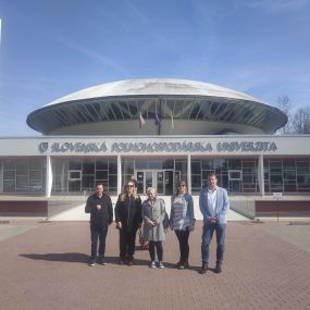 spotkanie w Uniwersytecie Rolniczym w Nitrze dotyczące projektu Erasmus InGUPS
