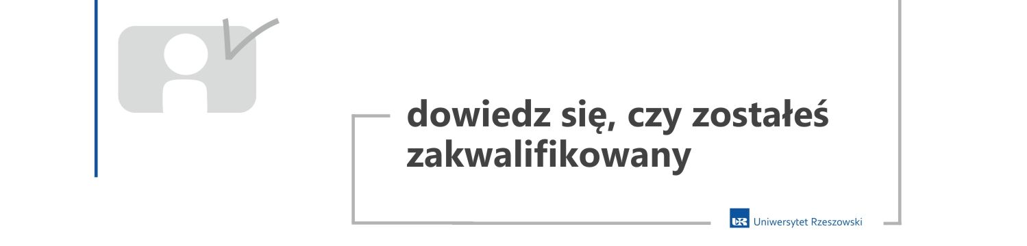 dowiedz się, czy zostałeś zakwalifikowany