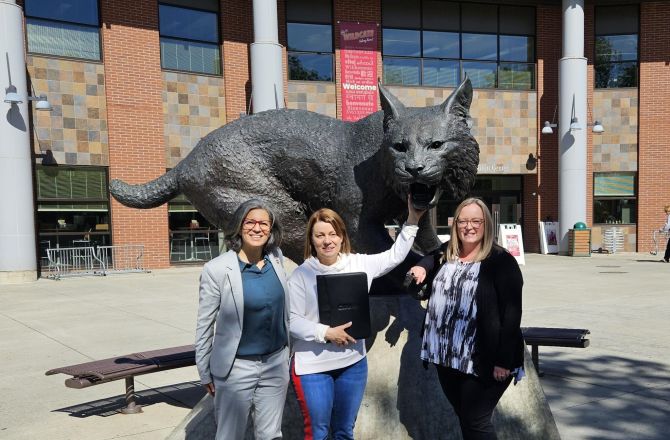 Aneta Haligowska na stażu badawczo - naukowym