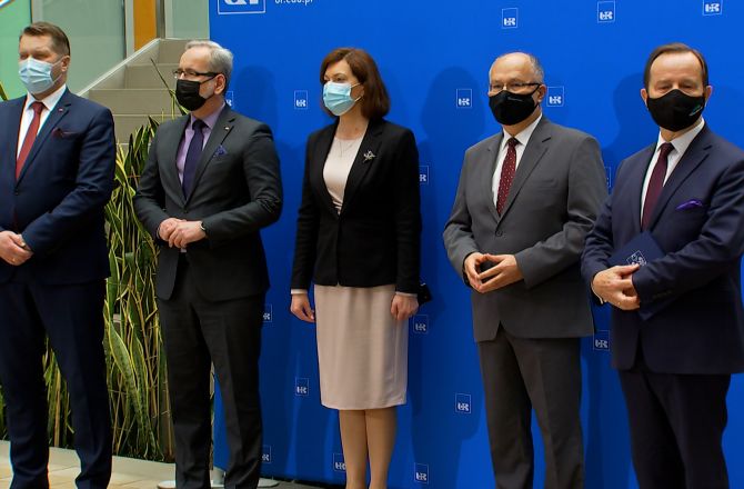 Podpisanie deklaracji współpracy przy budowie szpitala uniwersyteckiego.