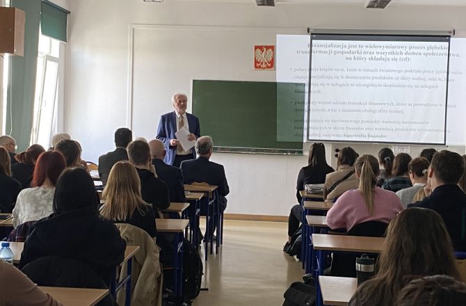 Fotorelacja z Wykładu Profesora Wiesława Gumuła