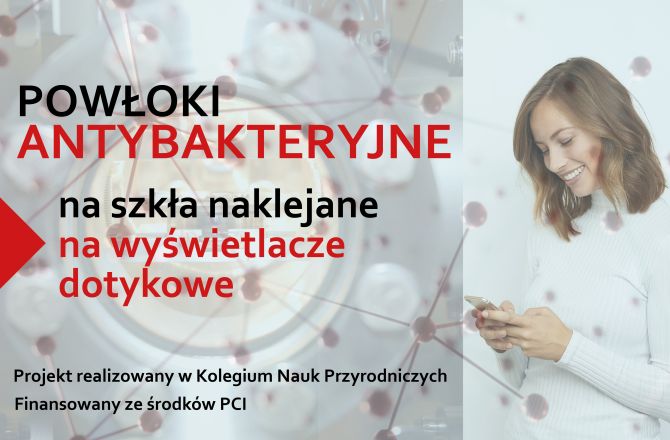 grafika powłoki antybakteryjne, dziewczyna z telefonem