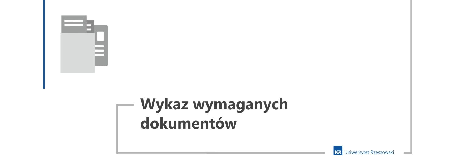 wykaz wymaganych dokumentów