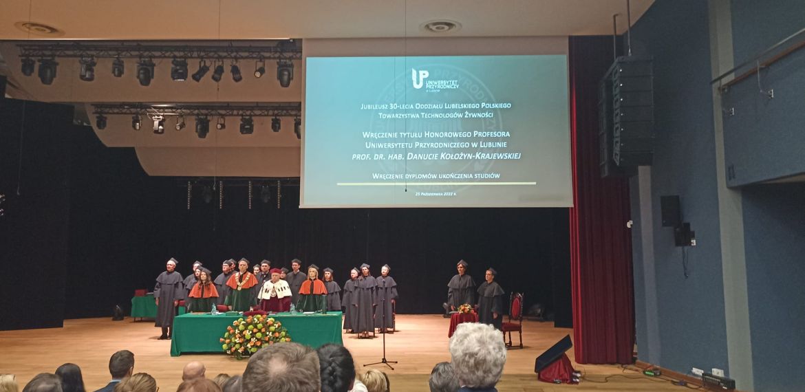 30-sto lecie Oddziału Lubelskiego Polskiego Towarzystwa Technologów Żywności