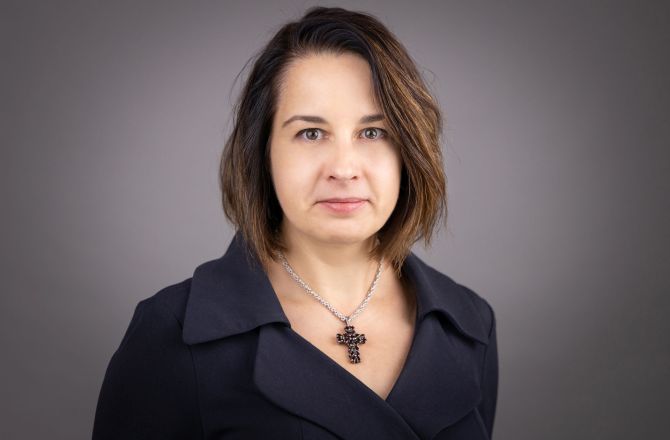 Zdjęcie portretowe Prodziekana Wydziału Humanistycznego dr Agnieszki Kawalec