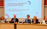 Uczestnicy panelu podczas konferencji „Wyzwania współczesnej nauki w dobie przemian technologicznych i społecznych”.