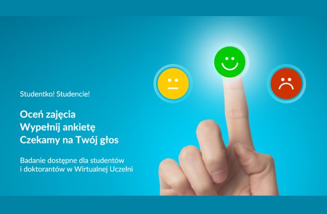 grafika ręka przyciskająca przycisk z zieloną uśmiechniętą buzią i przycisk czerwony i żółty