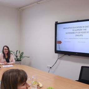 spotkanie w Uniwersytecie Rolniczym w Nitrze dotyczące projektu Erasmus InGUPS