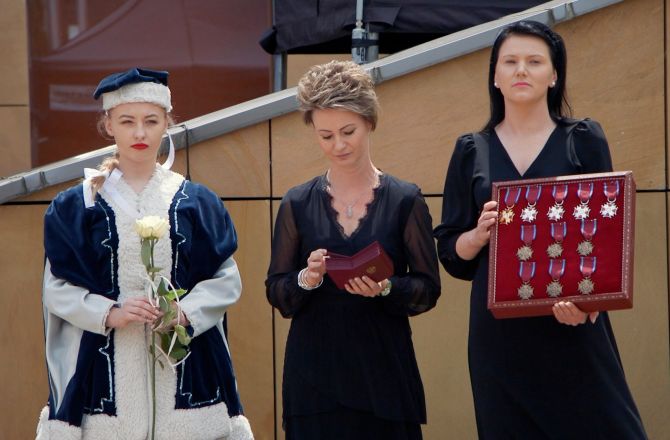 Uroczyste wręczenie odznaczeń państwowych i nagród Rektora Uniwersytetu Rzeszowskiego