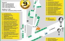 Piknik Nauki EKSPLORACJE 2021 mapa rozmieszczenia stanowisk