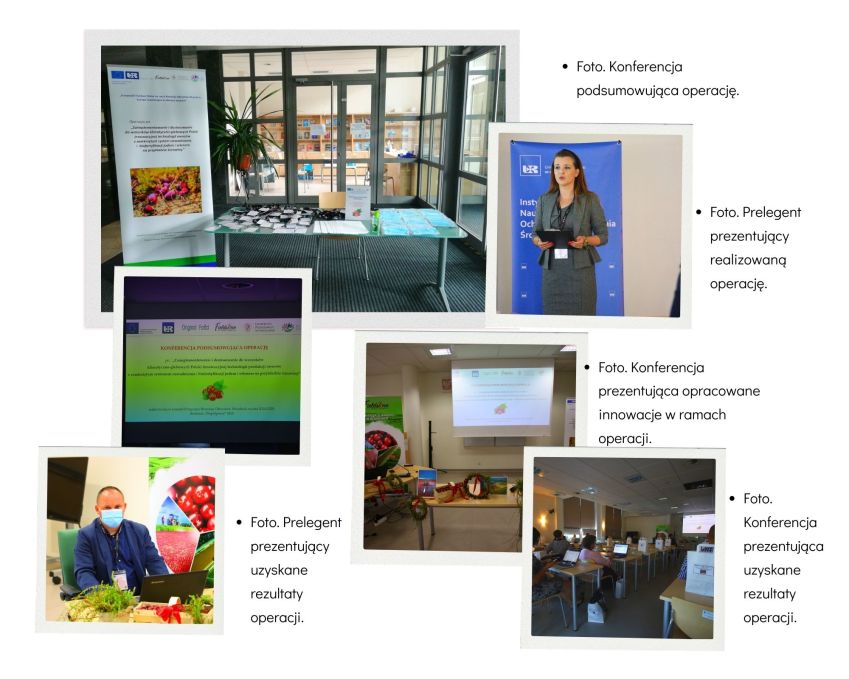 Konferencja - prezentujący i wnętrza sal