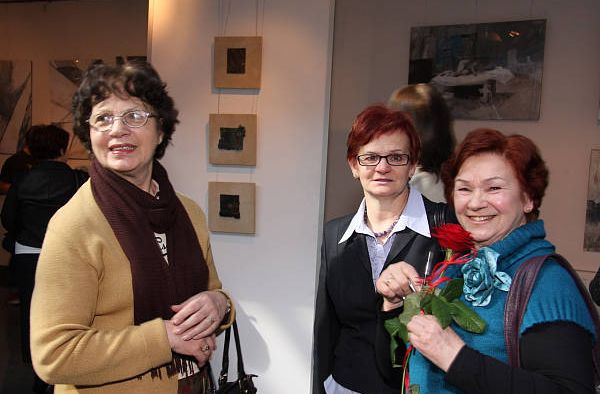 Wernisaż Sekcji Plastycznej UTW  - 08.03.2011 w  Galerii Miejskiej Zespołu Szkół Plastycznych w Rzeszowie