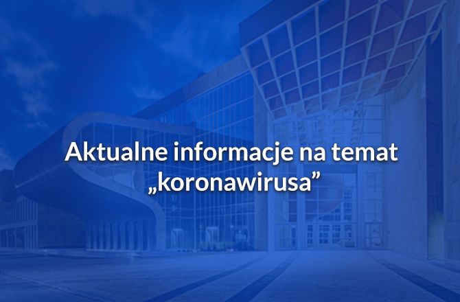 Aktualne informacje na temat koronawirusa