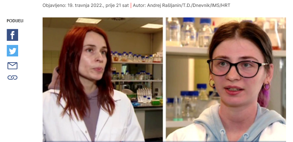 Reportaż o UR  w chorwackiej telewizji