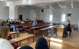 Studenci podczas spotkania z radcą prawnym Panią Kamilą Korab