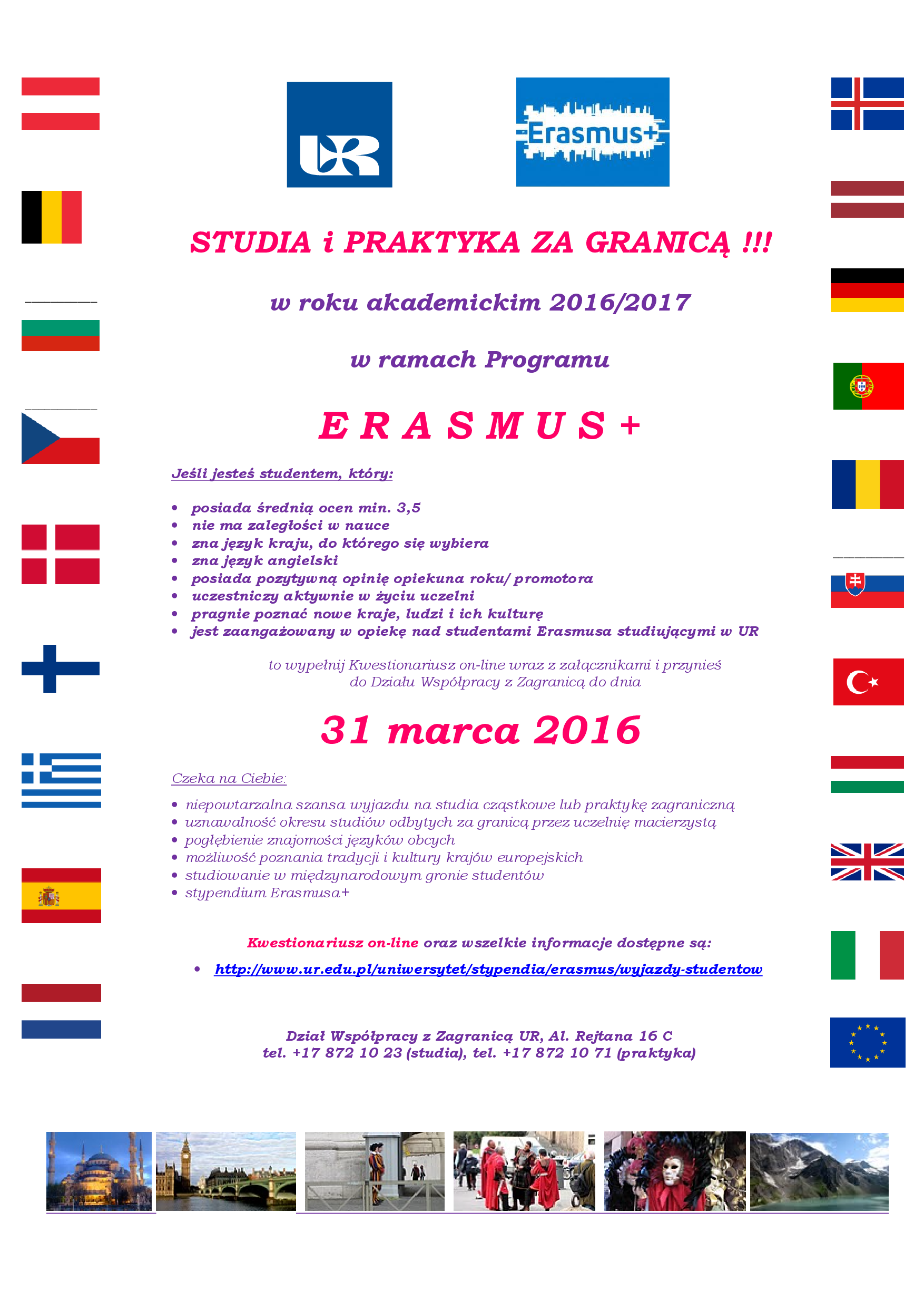 STUDIA i&nbsp;PRAKTYKA ZA GRANICĄ !