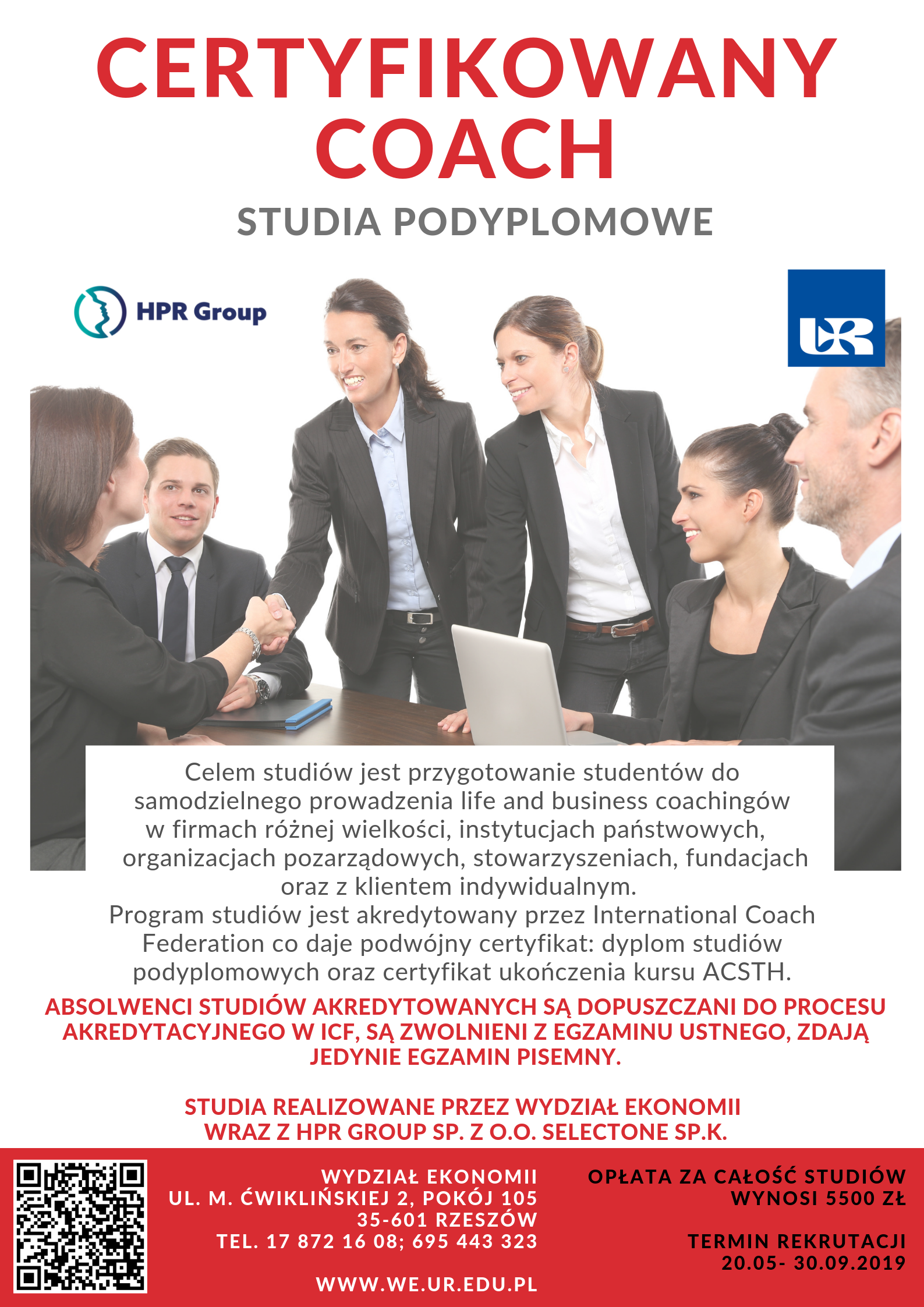 Studia podyplomowe na Wydziale Ekonomii UR