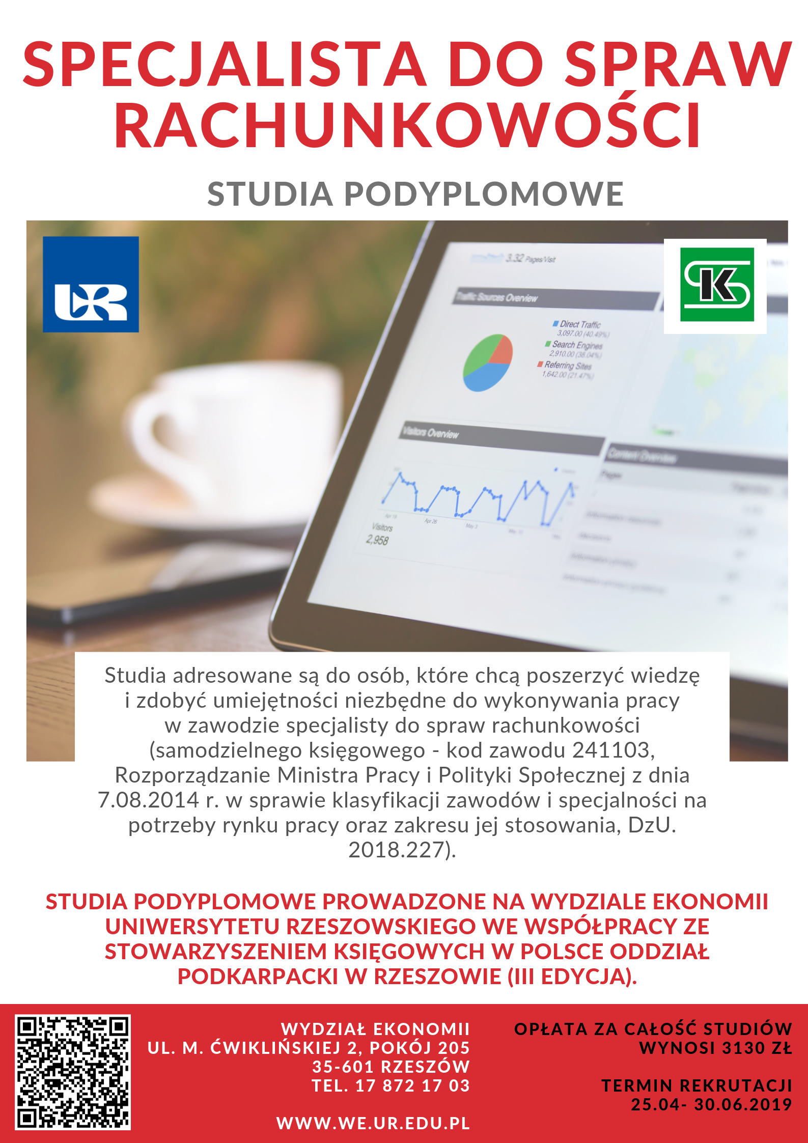 Studia podyplomowe na Wydziale Ekonomii UR