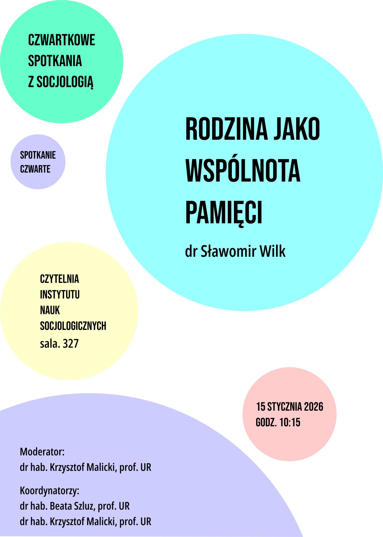 IV Czwartkowe spotkanie z socjologią. 