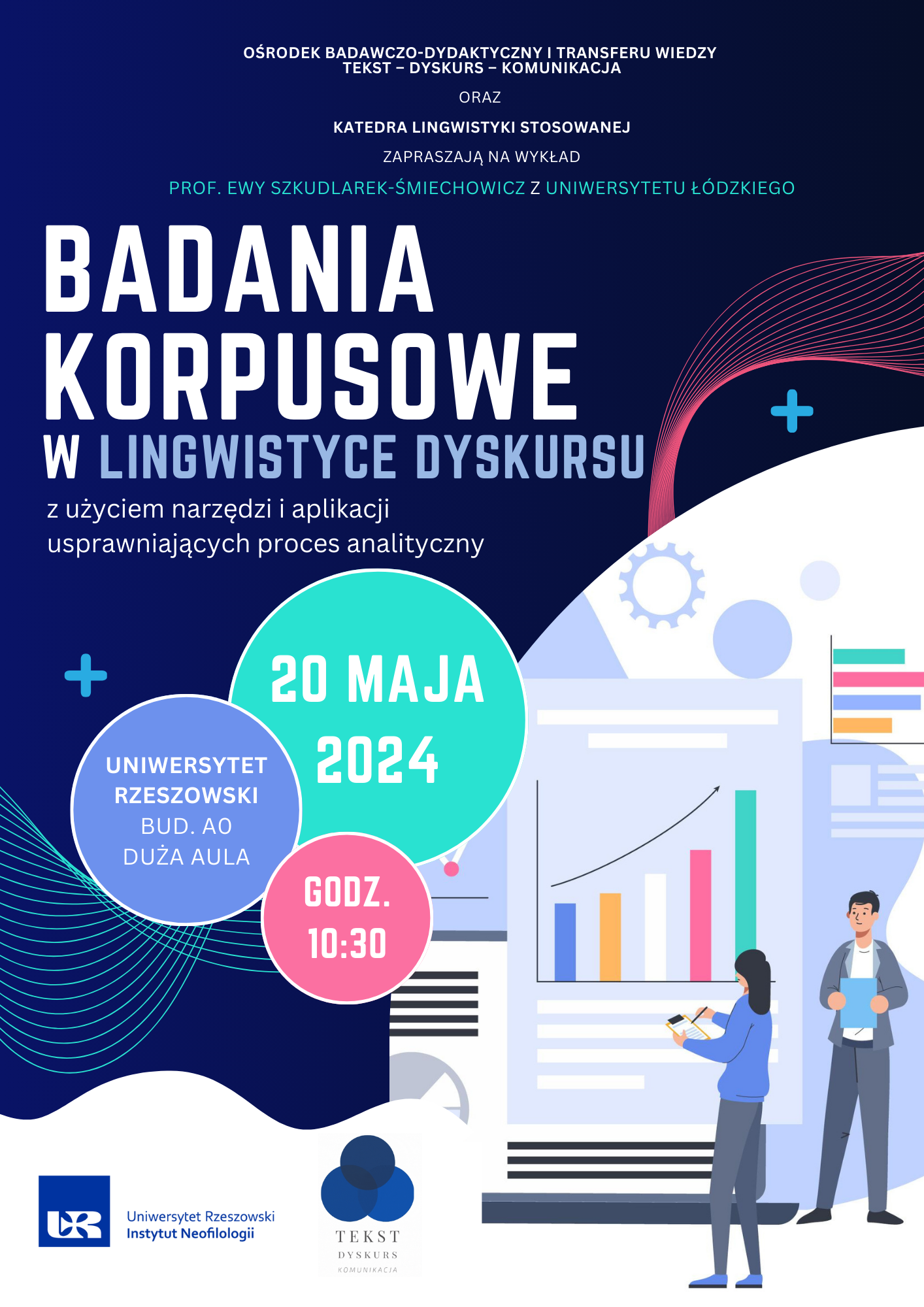 Zaproszenie na wykład prof. Ewy Szkudlarek-Śmiechowicz z Uniwersytetu Łódzkiego w dniu 20 maja, godz. 10:30, Bud. A0, duża aula