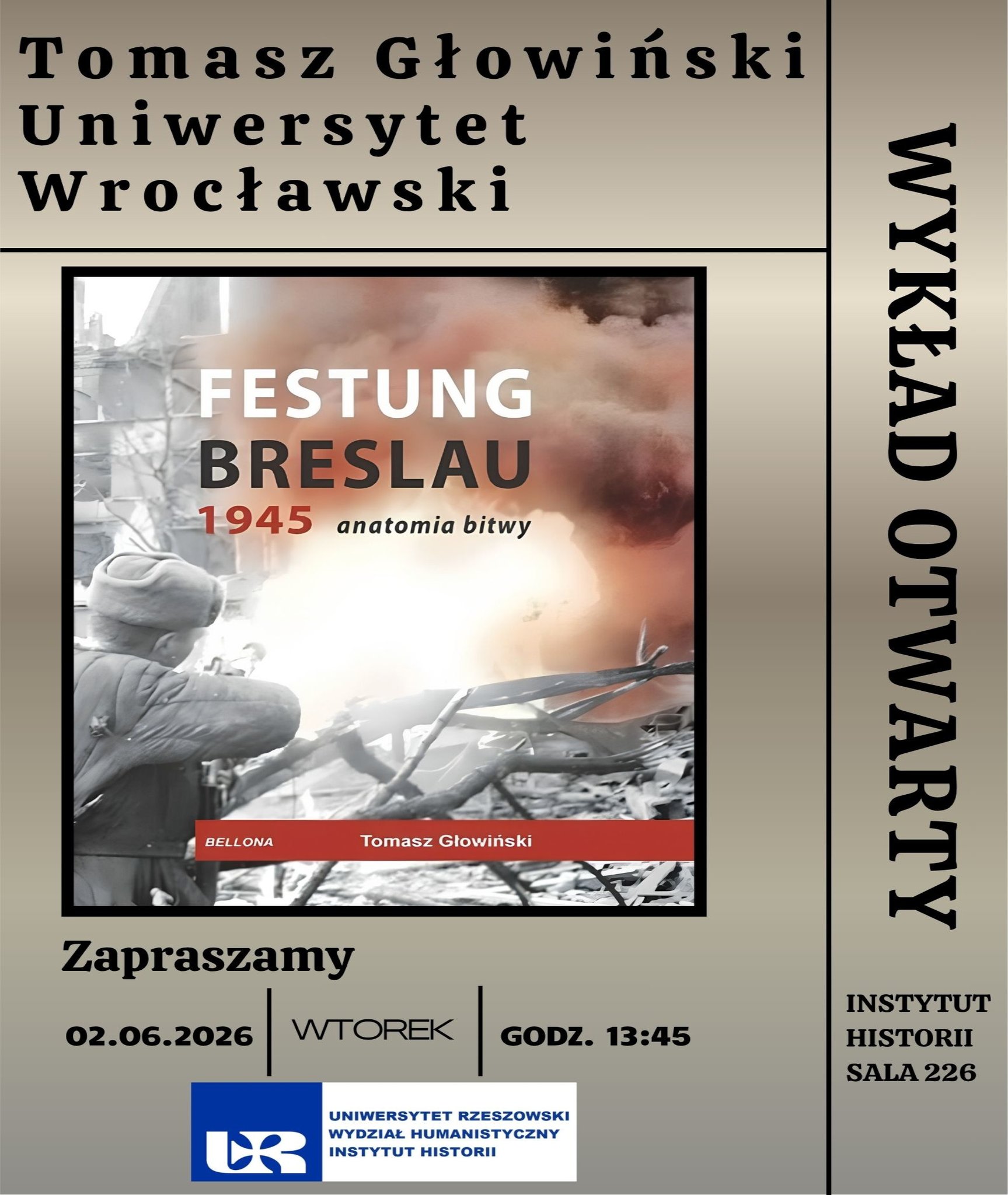 Wykład prof. T. Głowińskiego
