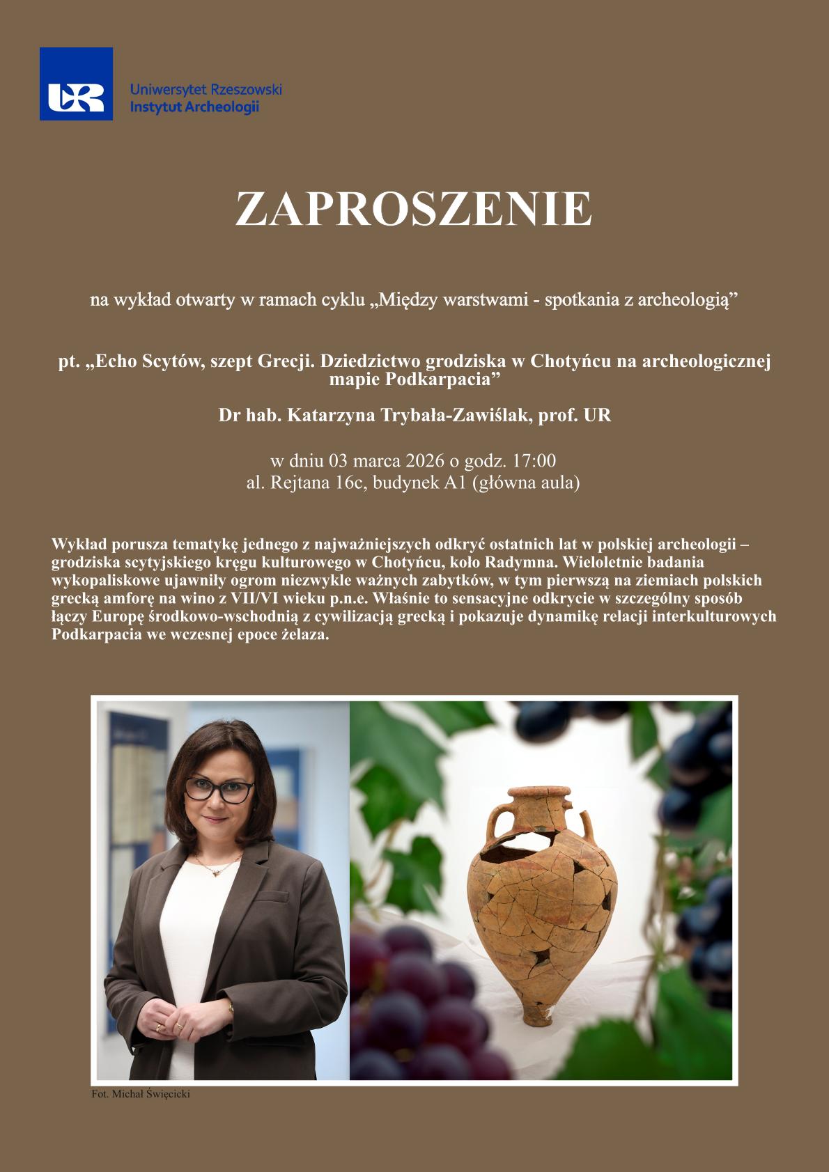 Zaproszenie na wykład otwarty