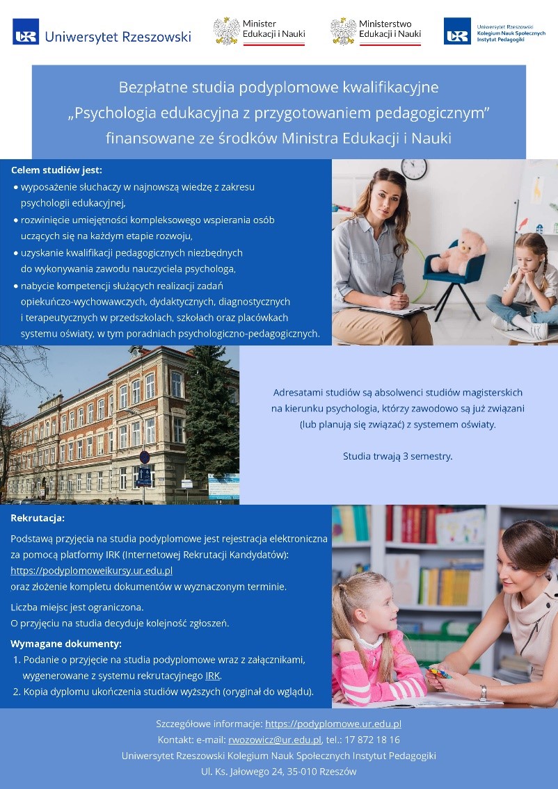 Psychologia edukacyjna - plakat