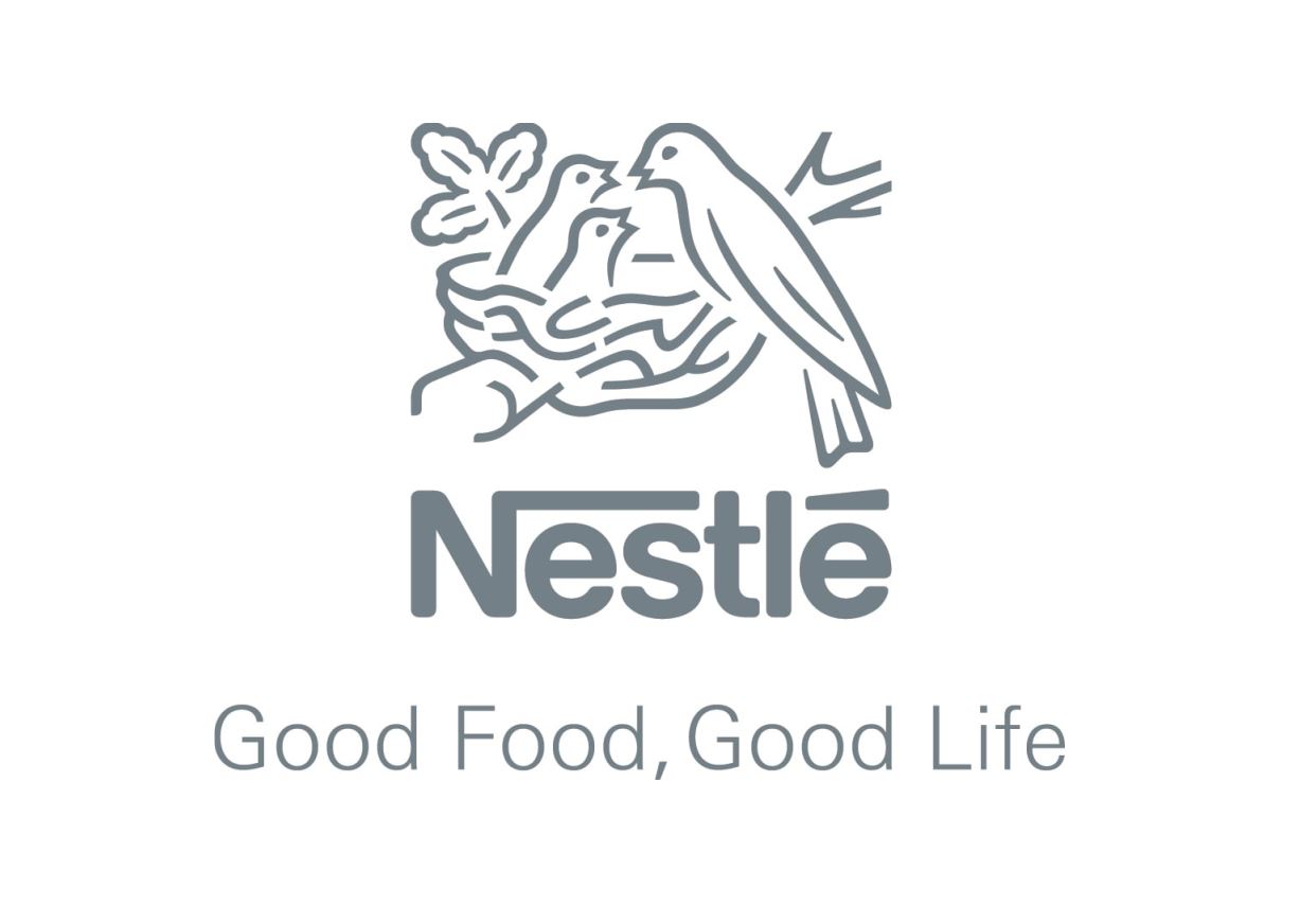 logo nestle, ptaki w gnieździe i napis good food, good life