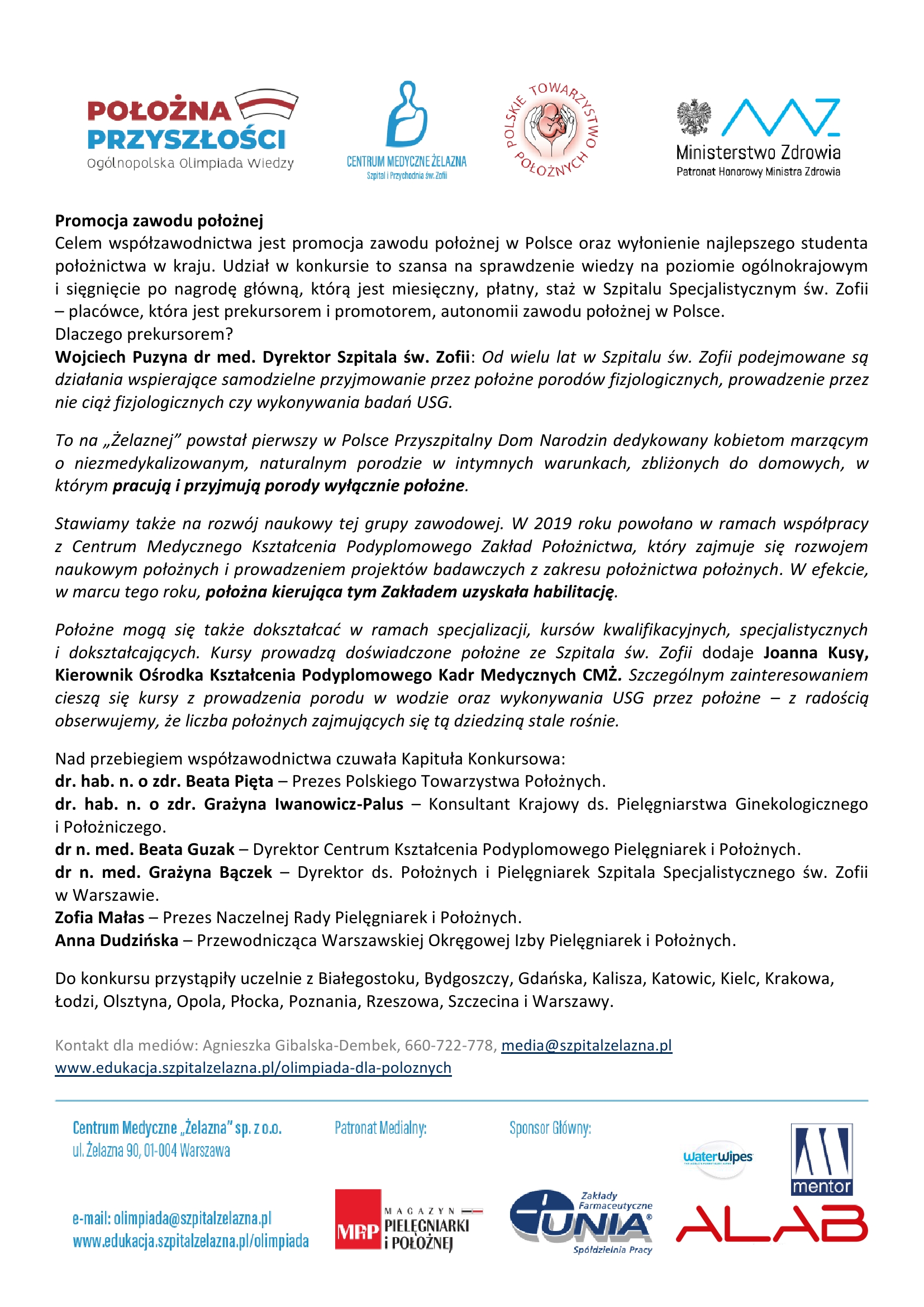 Znamy już najlepszą studentkę położnictwa w Polsce