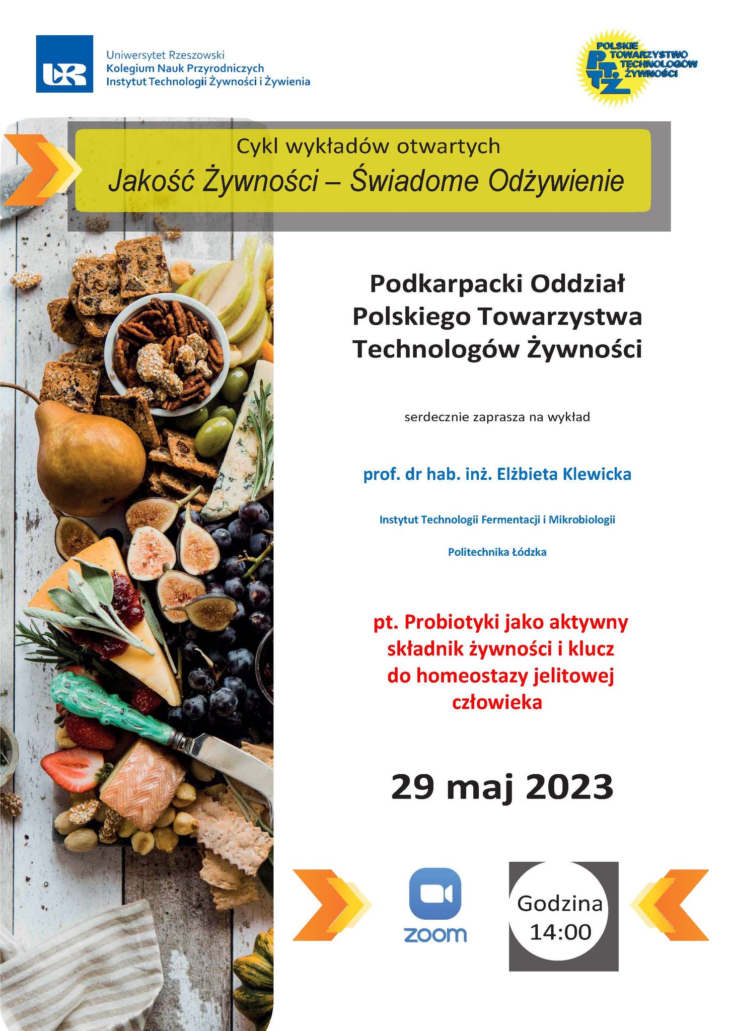 wykład otwarty PO PTTŻ prof. Klewicka