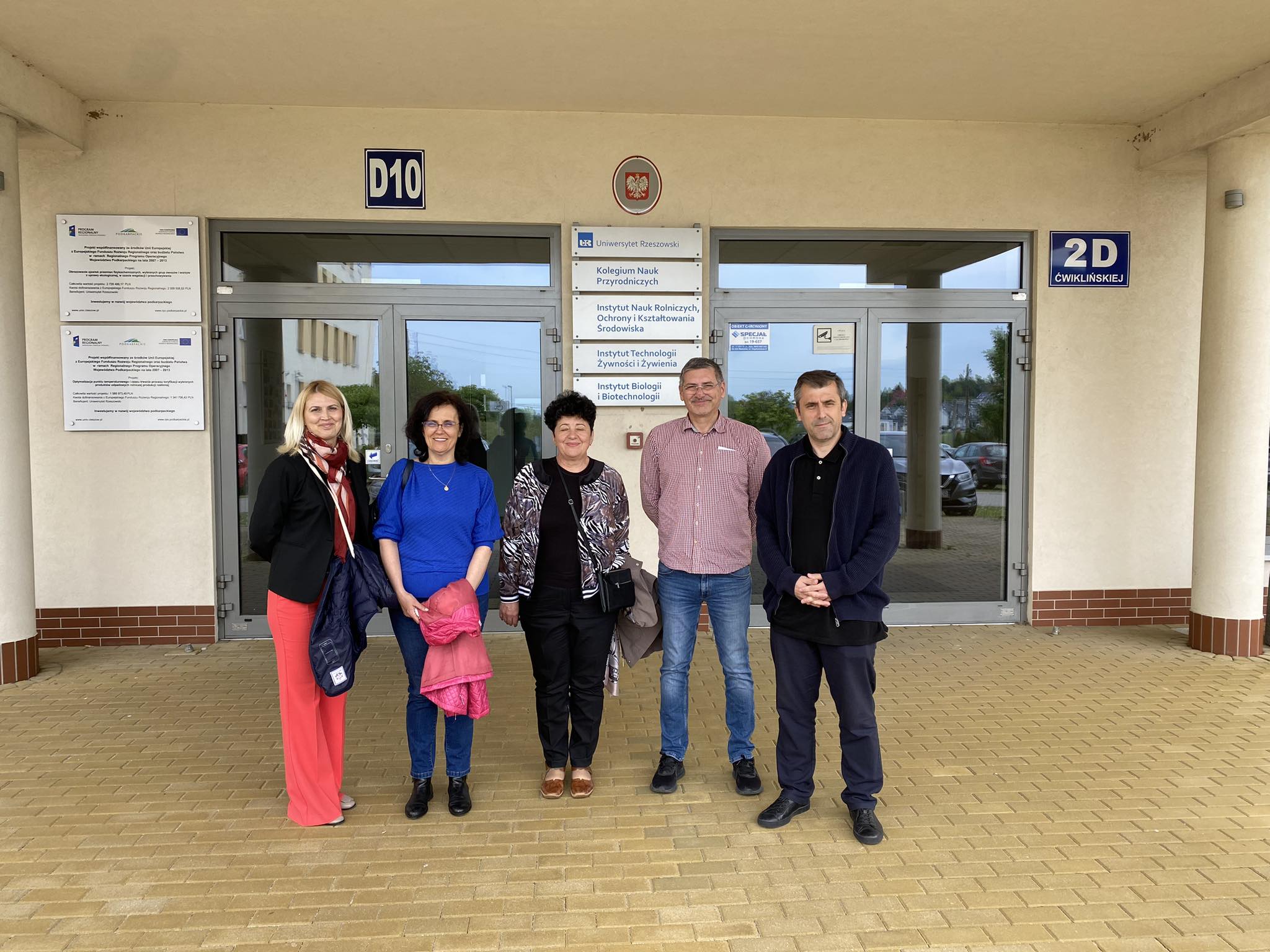 Delegacja naukowców z Rumunii